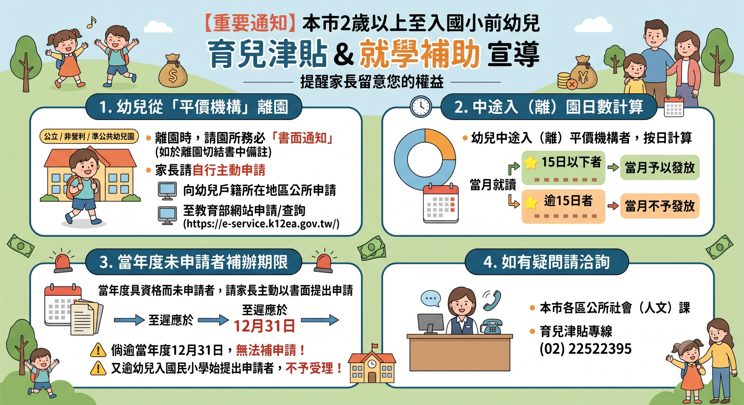 育兒津貼補助宣導